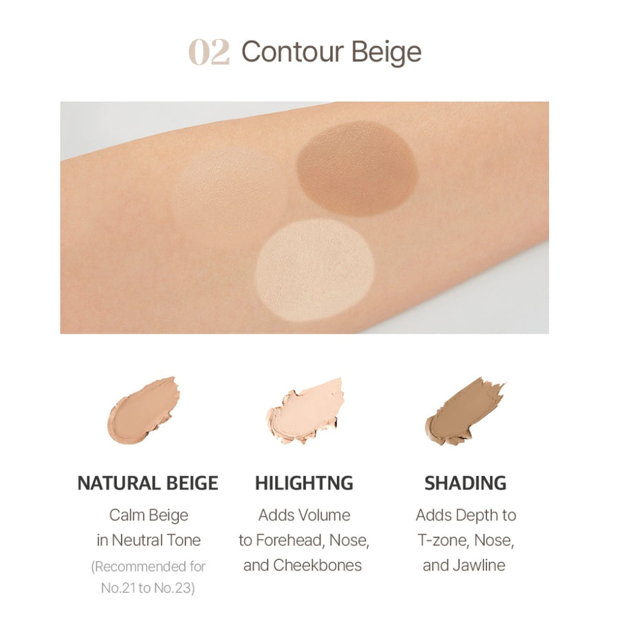 THE SAEM Cover Perfection Triple Pot Concealer - 4 Shades (13.5g)